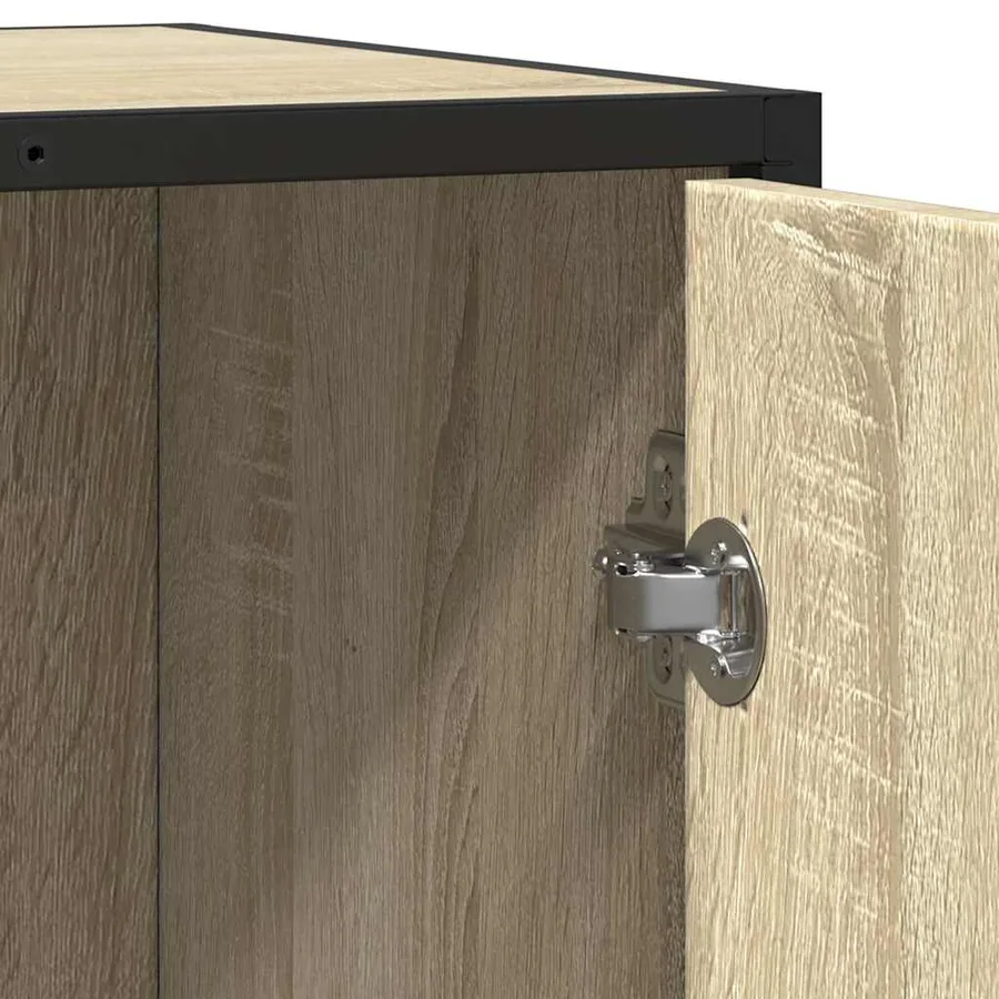 Buffet chêne sonoma 62x35x76 cm bois d'ingénierie - 9