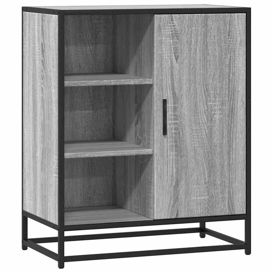 Buffet sonoma gris 62x35x76 cm bois d'ingénierie - 2