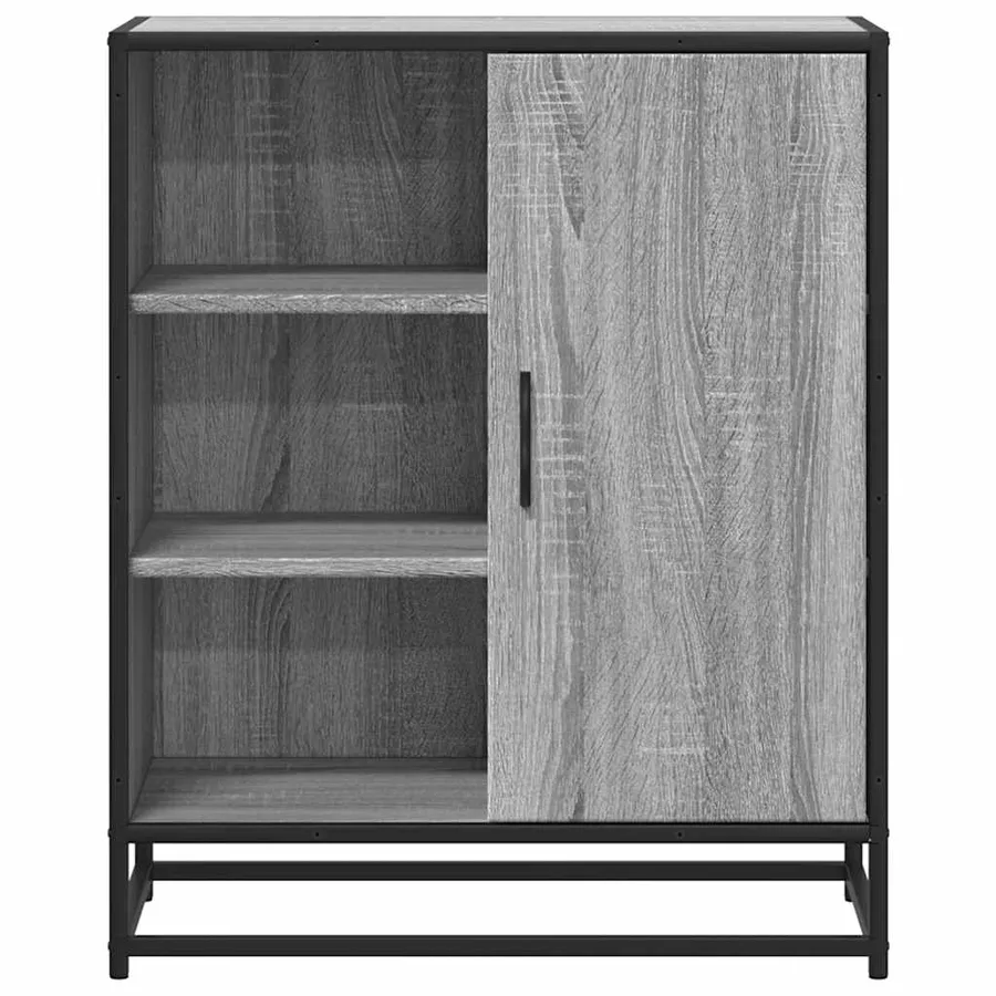 Buffet sonoma gris 62x35x76 cm bois d'ingénierie - 4