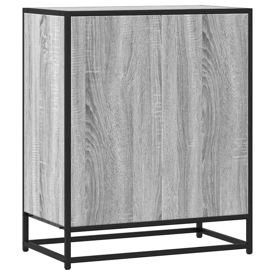 Buffet sonoma gris 62x35x76 cm bois d'ingénierie - 6