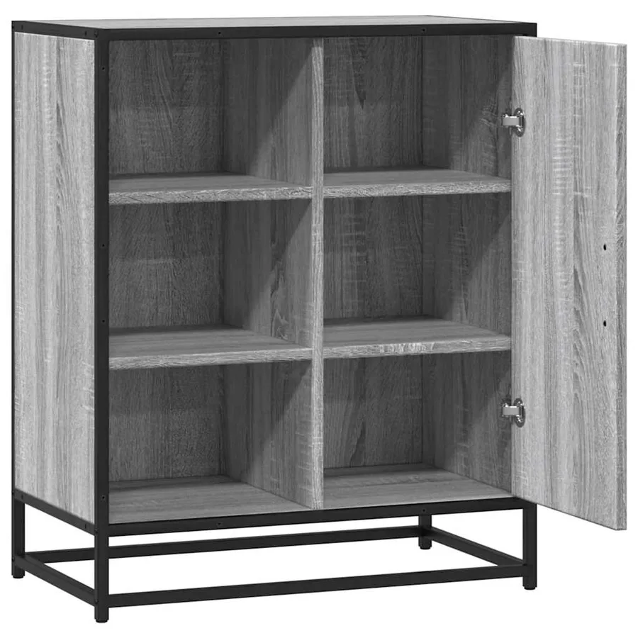 Buffet sonoma gris 62x35x76 cm bois d'ingénierie - 8