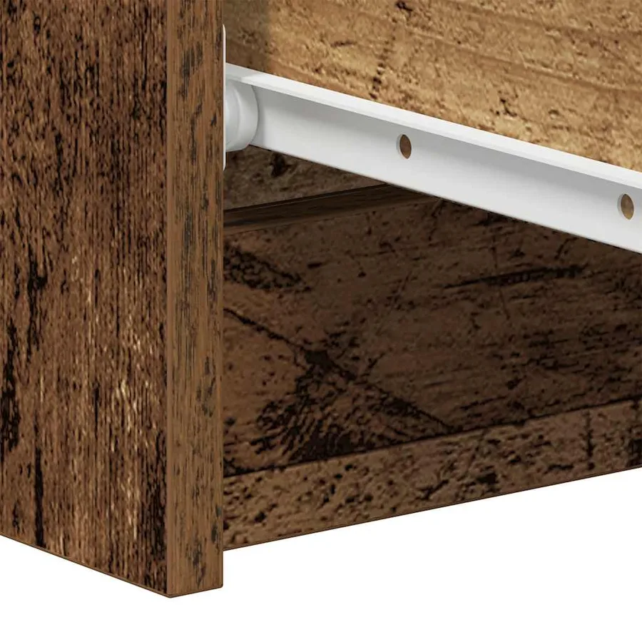 Buffet vieux bois 60x35x98,5 cm bois d'ingénierie - 10