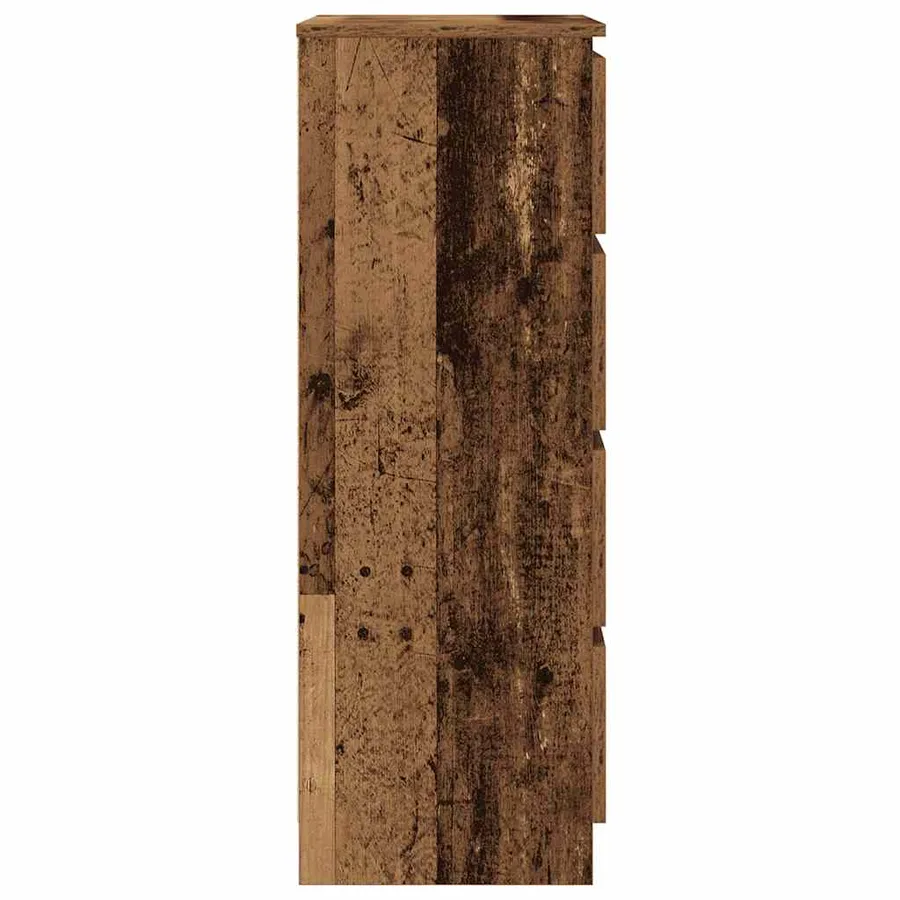 Buffet vieux bois 60x35x98,5 cm bois d'ingénierie - 7