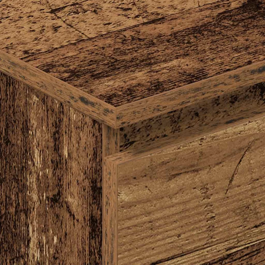 Buffet vieux bois 60x35x98,5 cm bois d'ingénierie - 9