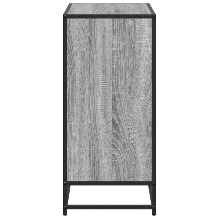 Bibliothèque sonoma gris 80,5x35x76 cm bois d'ingénierie - 5