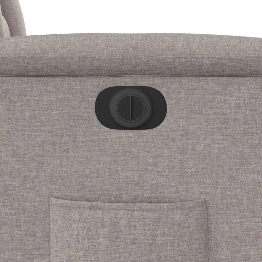 Fauteuil inclinable électrique Taupe Tissu - 12