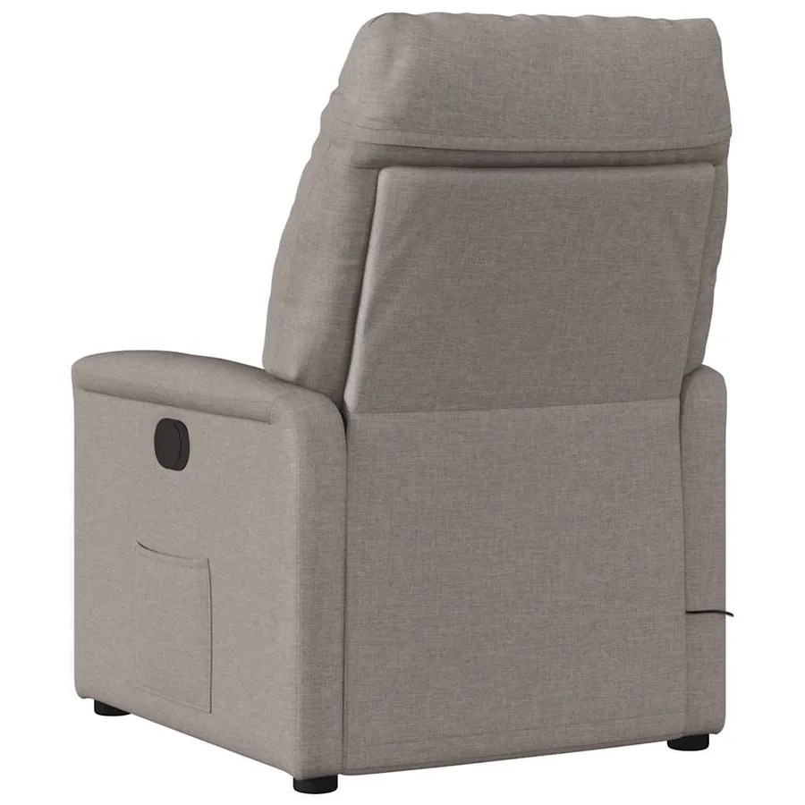 Fauteuil inclinable électrique Taupe Tissu - 7