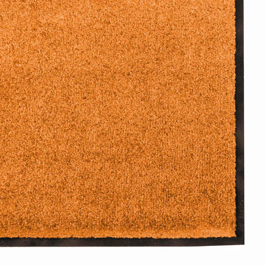 Tapis d'entrée Orange et Noir 120 x 250 cm Polyamide et PVC - 4