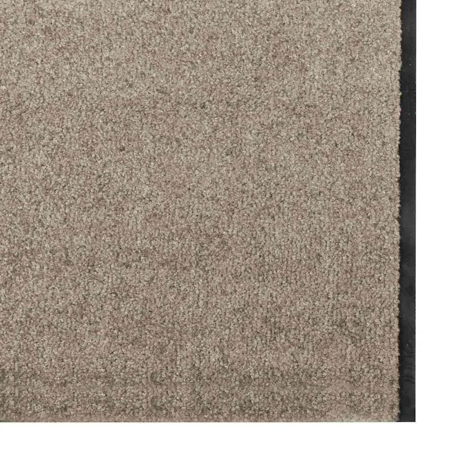 Tapis d'entrée Beige et Noir 120 x 400 cm 100% Polyamide - 4