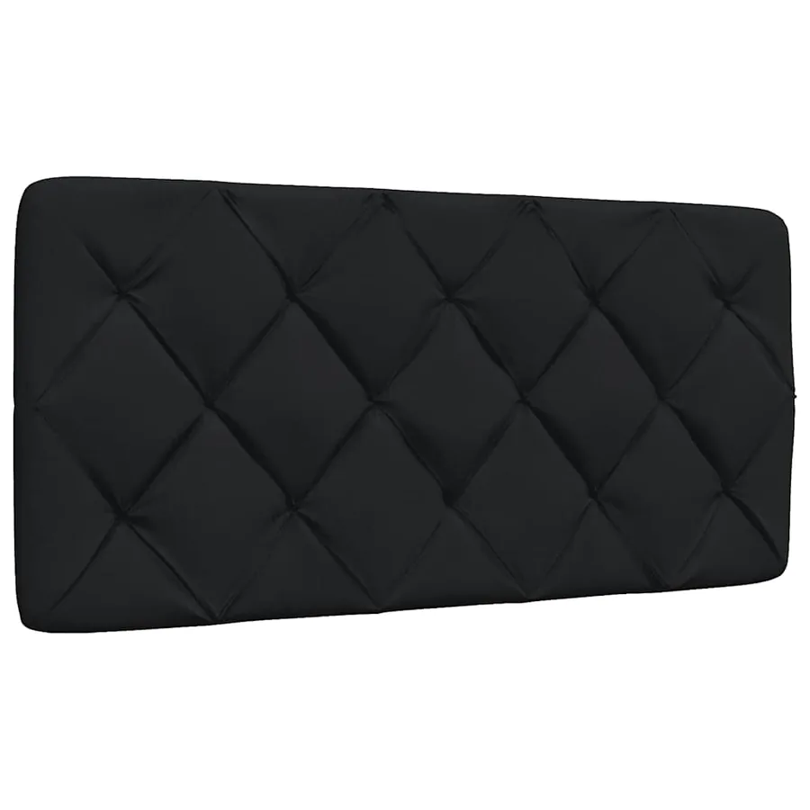 Cadre de lit avec LED sans matelas noir 100x200 cm tissu - 7