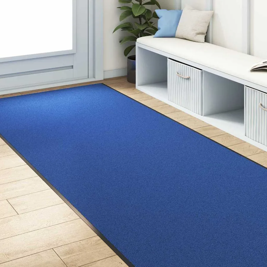 Tapis d'entrée Autre Bleu et Noir 120 x 350 cm Polyamide et PVC - 3