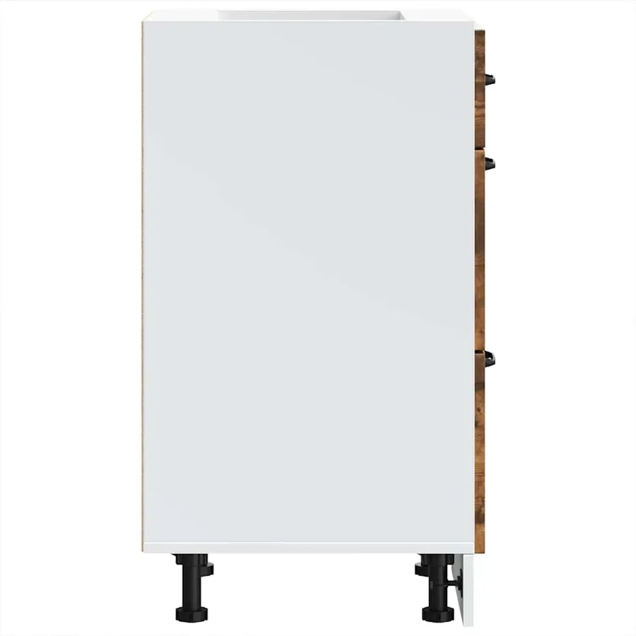 Armoire de cuisine Kalmar chêne fumé bois d'ingénierie - 6
