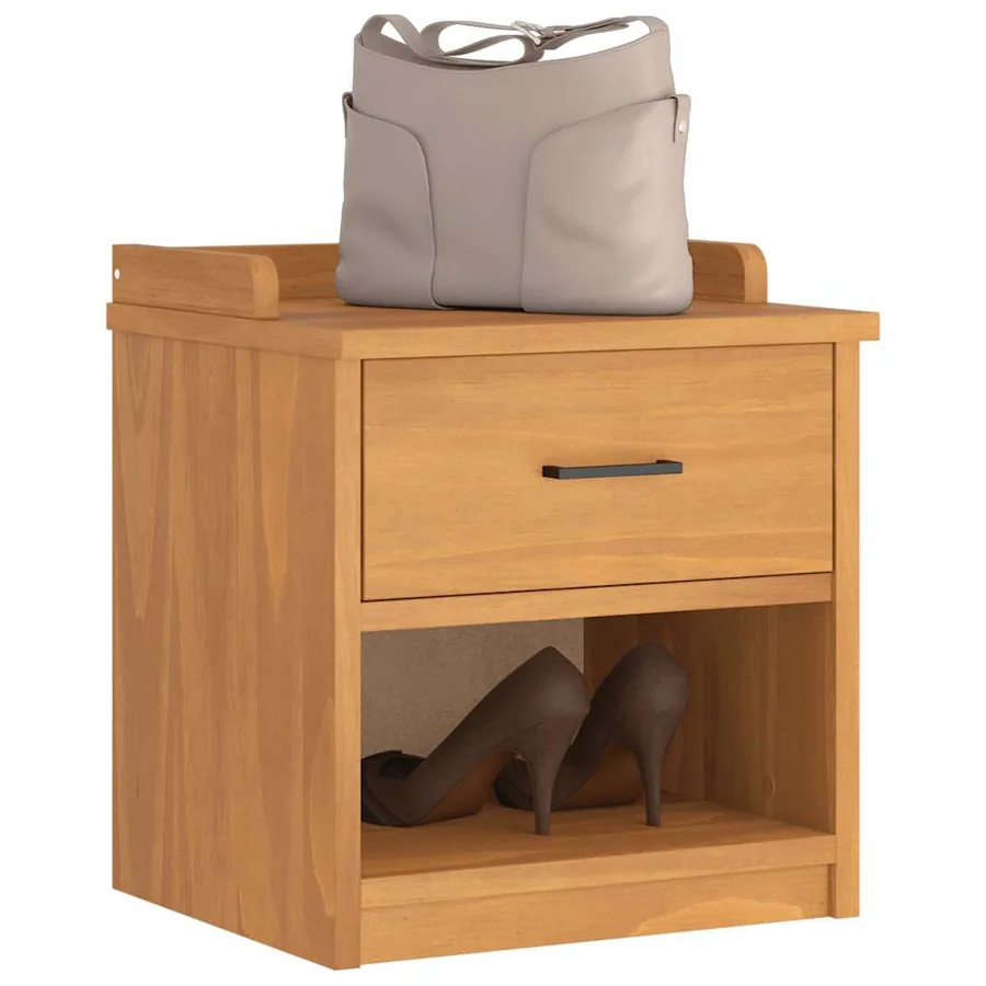 Banc de couloir SANDNES 45x40x50 cm bois de pin massif - 4