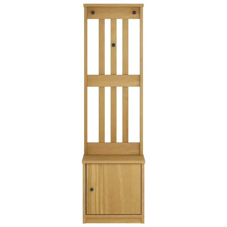 Portemanteau SANDNES 45x40x159,5 cm bois massif pin - 5