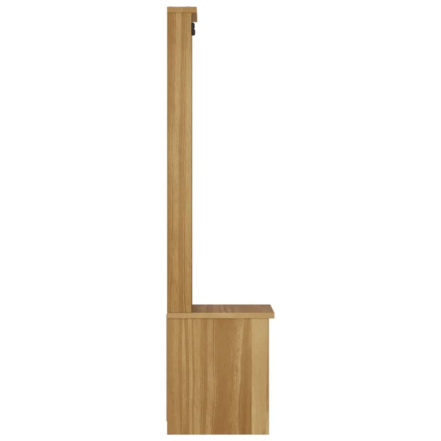 Portemanteau SANDNES 45x40x159,5 cm bois massif pin - 6