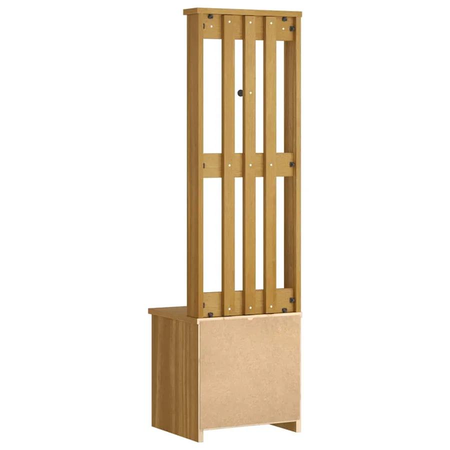 Portemanteau SANDNES 45x40x159,5 cm bois massif pin - 7