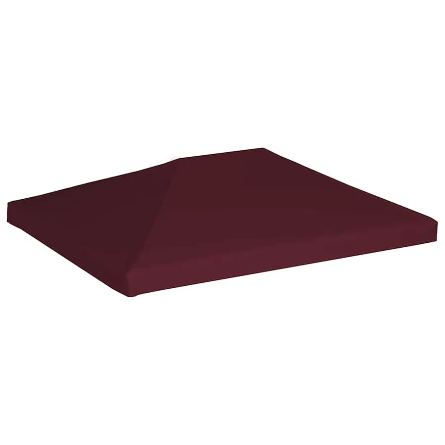 Gazebo top cover 310 g/m² 3x4 m Burgundy - 2