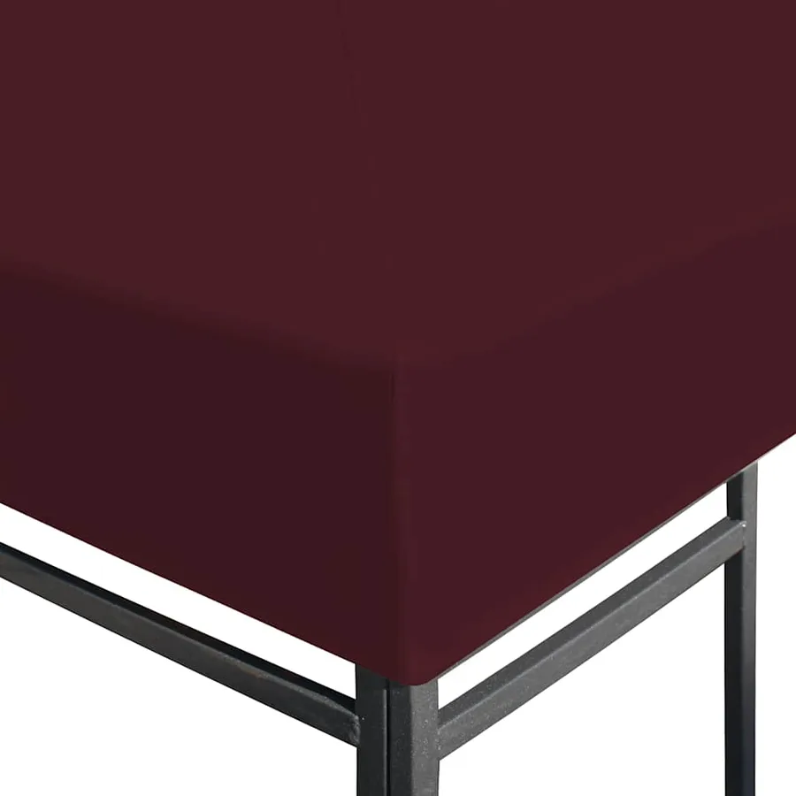 Gazebo top cover 310 g/m² 3x4 m Burgundy - 3