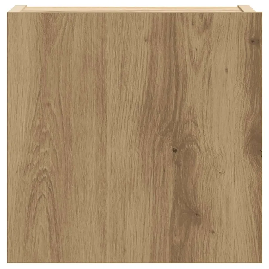 Ensemble de meuble TV mural 8 pcs chêne artisanal - 9