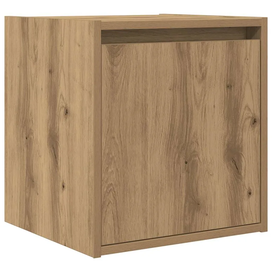 Tables de chevet murales 2 pcs chêne artisanal 38x34x40 cm - 5