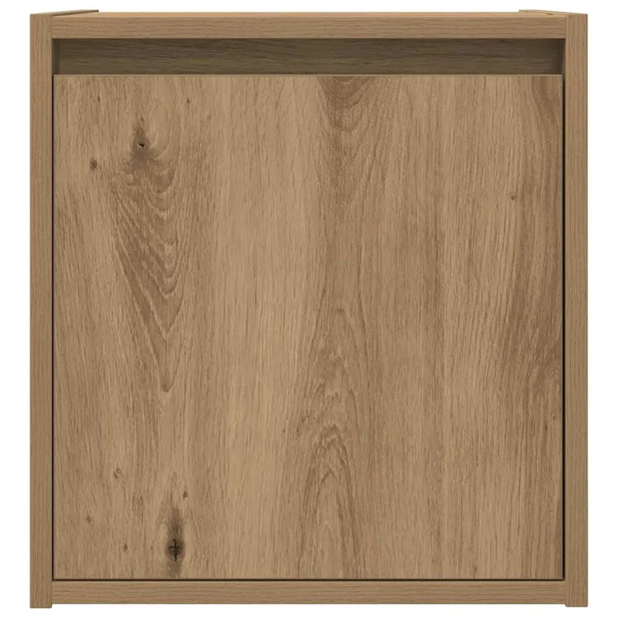 Tables de chevet murales 2 pcs chêne artisanal 38x34x40 cm - 7