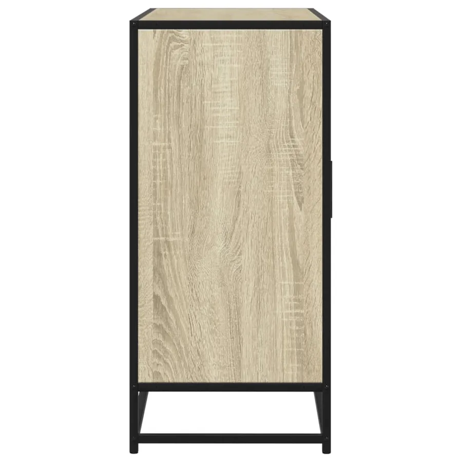 Buffet chêne sonoma 92x35x76 cm bois d'ingénierie - 5