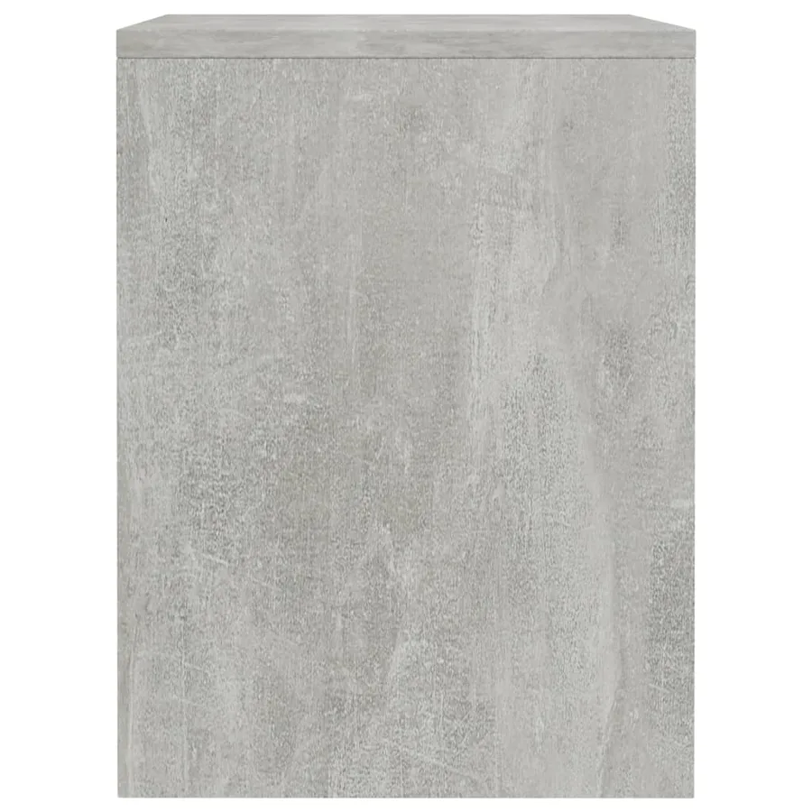 Tables de chevet 2 pcs Gris béton 40x30x40 cm Bois d'ingénierie - 5