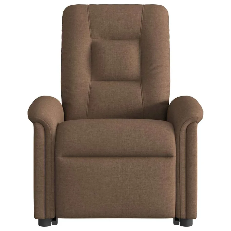 Fauteuil inclinable Marron Tissu - 4