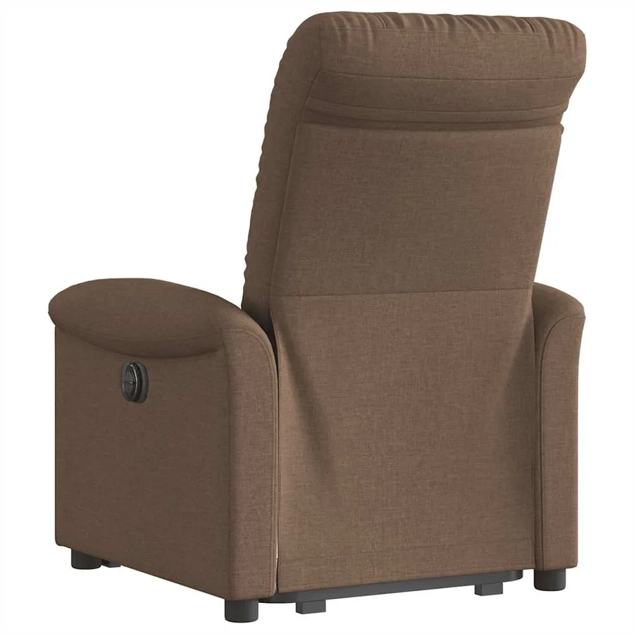 Fauteuil inclinable Marron Tissu - 6