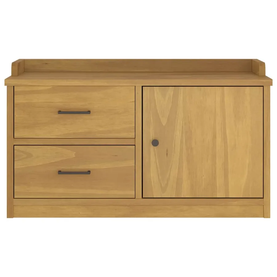 Banc de couloir SANDNES 87x40x50 cm bois de pin massif - 5