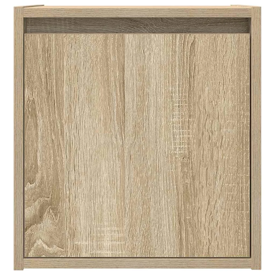 Table de chevet murale chêne sonoma 38x34x40 cm - 6