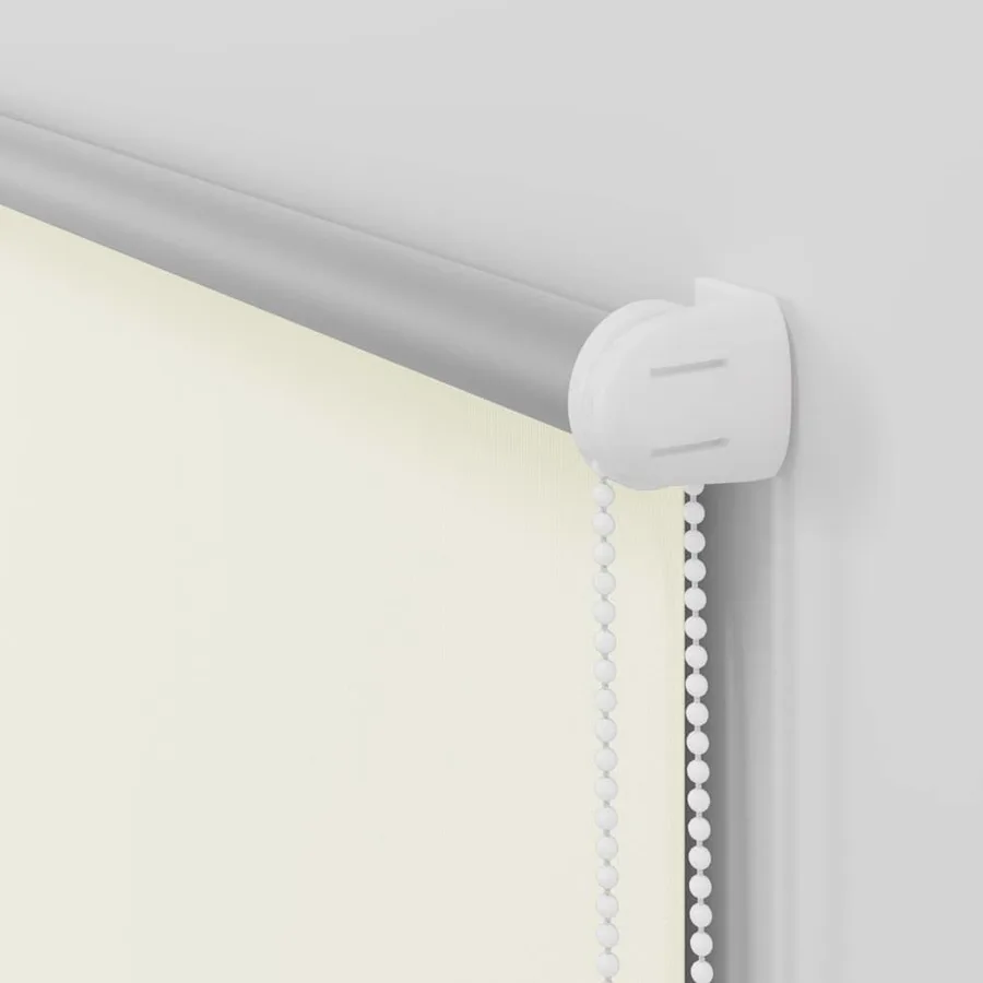 Store enrouleur occultant blanc cassé 70x210cm largeur du tissu - 11