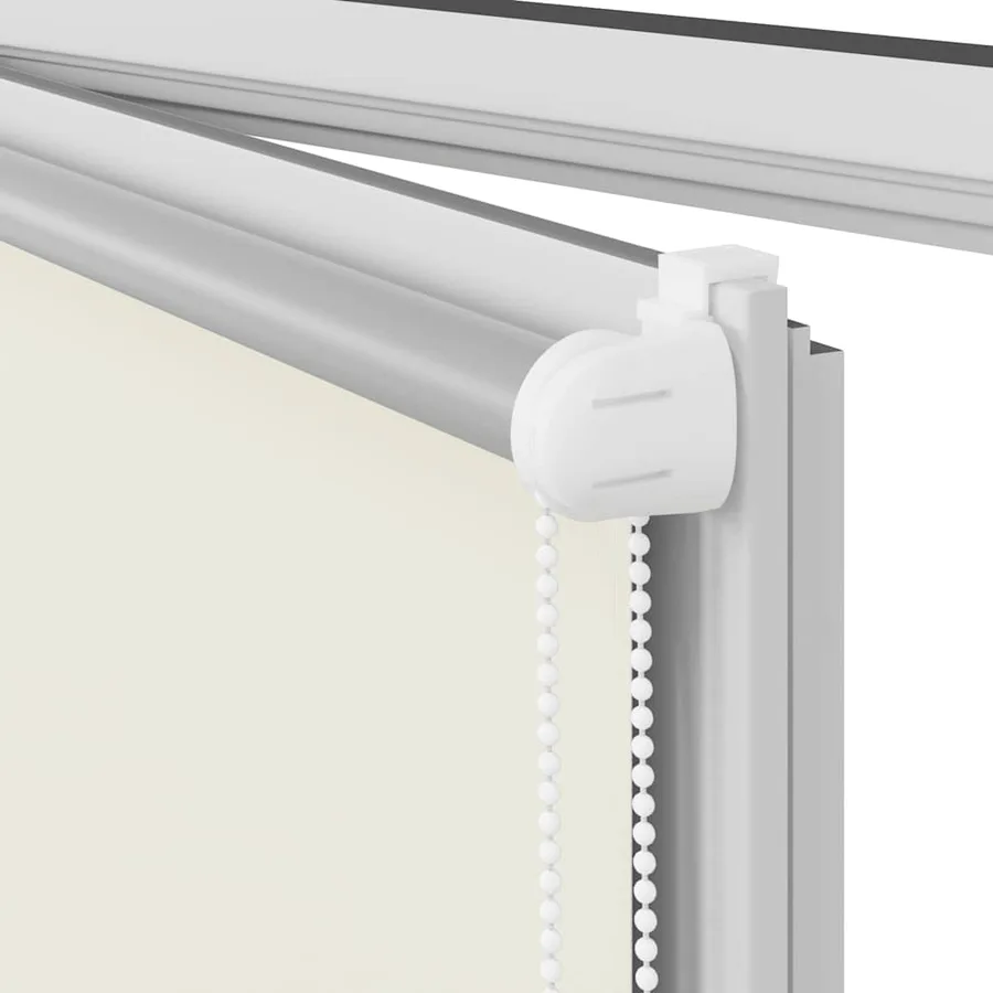 Store enrouleur occultant blanc cassé 70x210cm largeur du tissu - 12