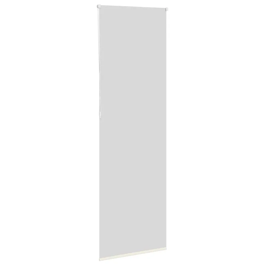 Store enrouleur occultant blanc cassé 70x210cm largeur du tissu - 4