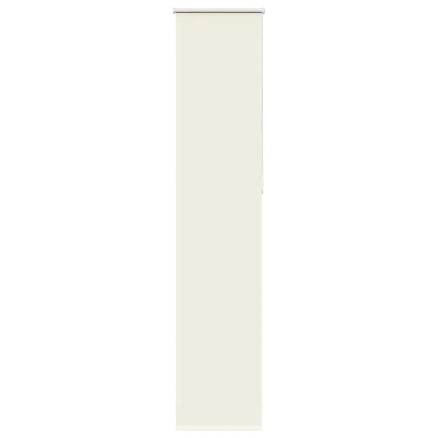Store enrouleur occultant blanc cassé 45x210cm largeur du tissu