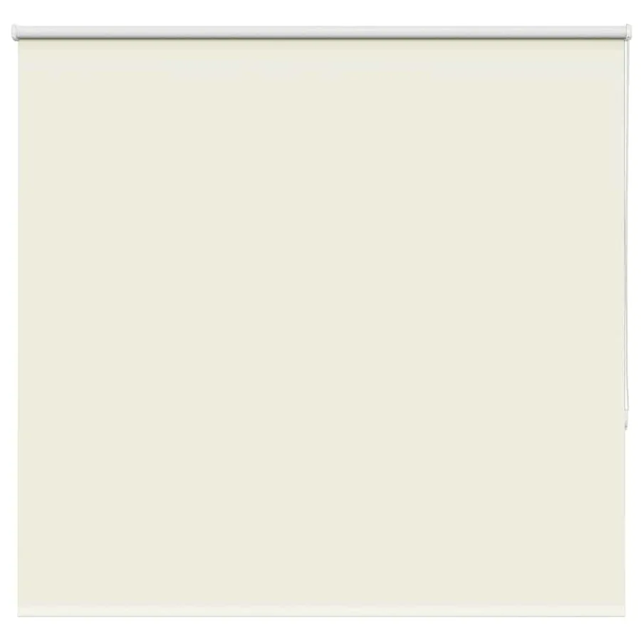 Store enrouleur occultant blanc cassé 165x150 cm largeur tissu