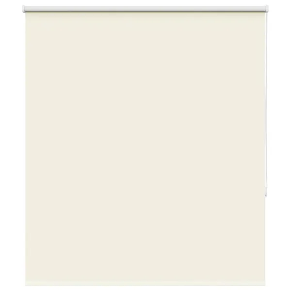 Store enrouleur occultant blanc cassé 140x175 cm largeur tissu