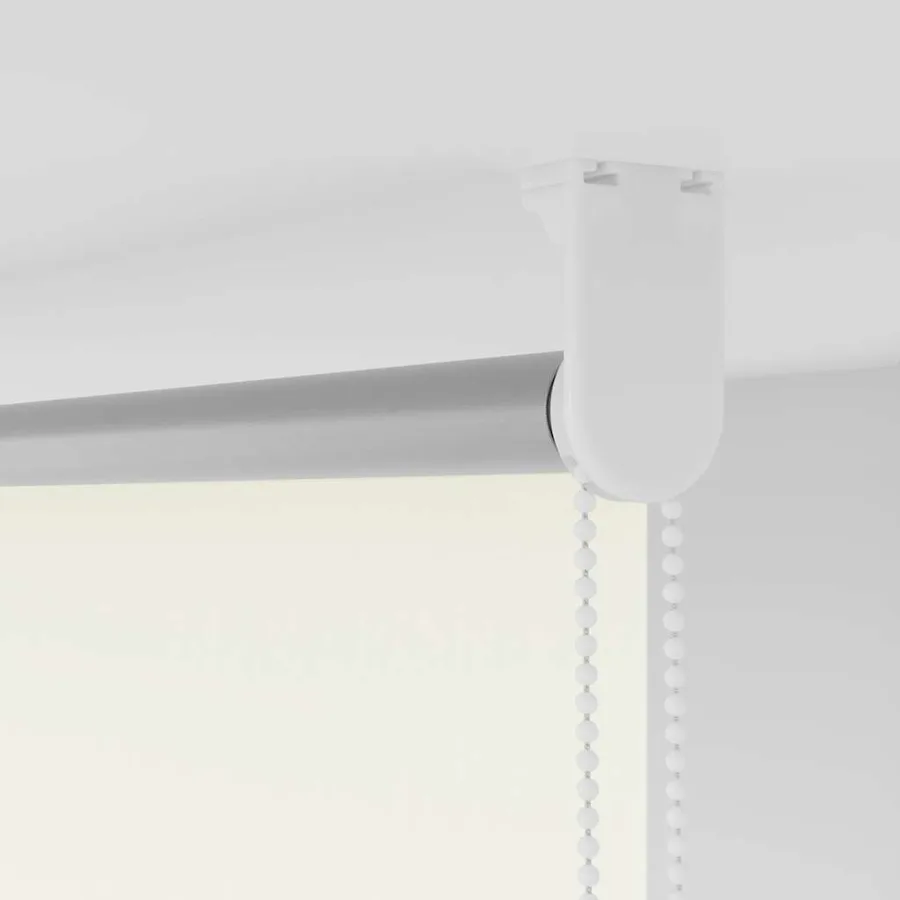 Store enrouleur occultant blanc cassé 130x230 cm largeur tissu - 13