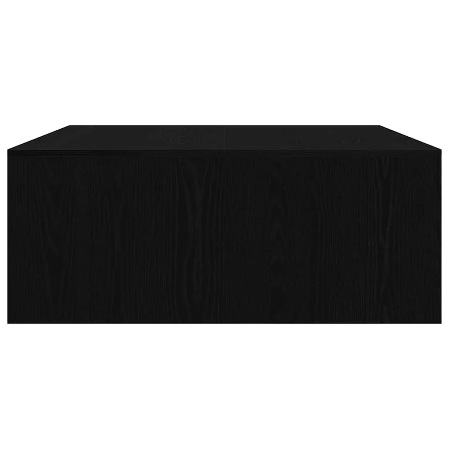Table basse avec tiroirs chêne noir 100x100x40 cm - 7