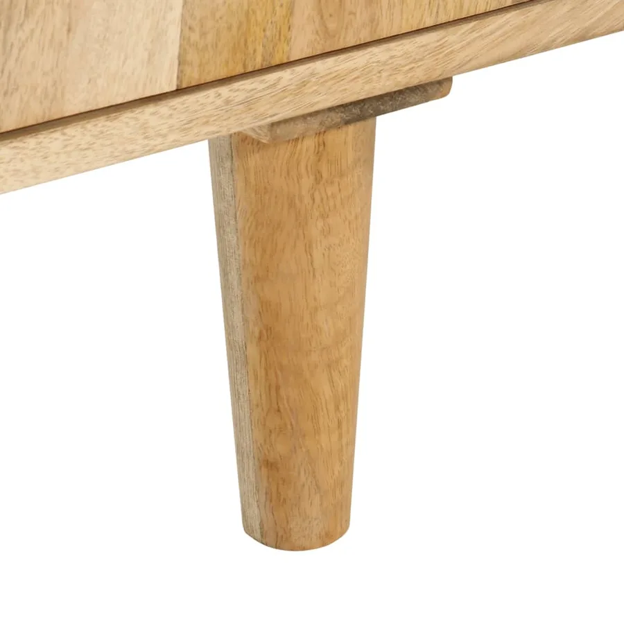 Armoire à tiroirs 70x35x70 cm bois massif de manguier - 9