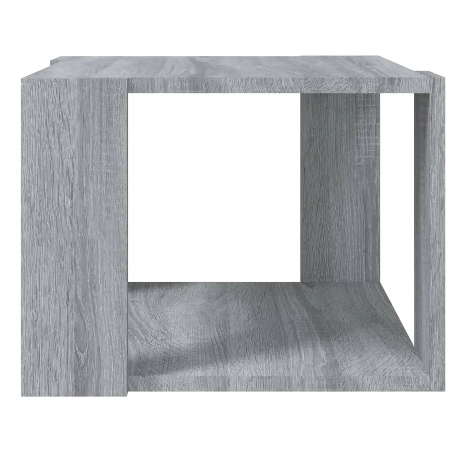 Table basse Sonoma gris 40x40x30 cm Bois d'ingénierie - 5