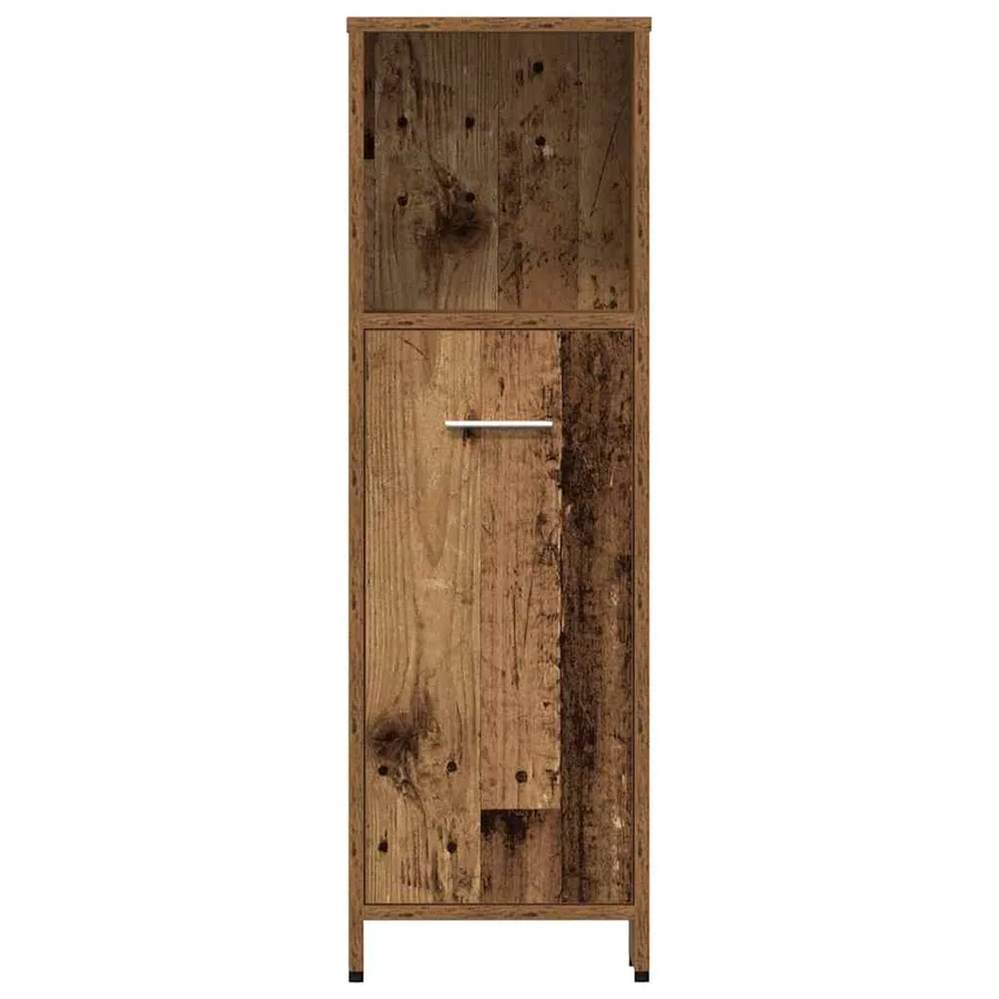 Ensemble de meubles salle de bain 4 pcs bois d'ingénierie - 9