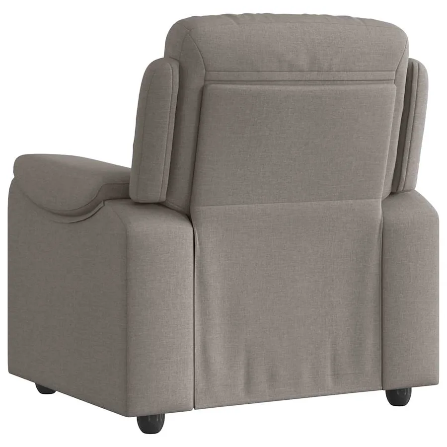 Fauteuil inclinable Taupe Tissu - 5