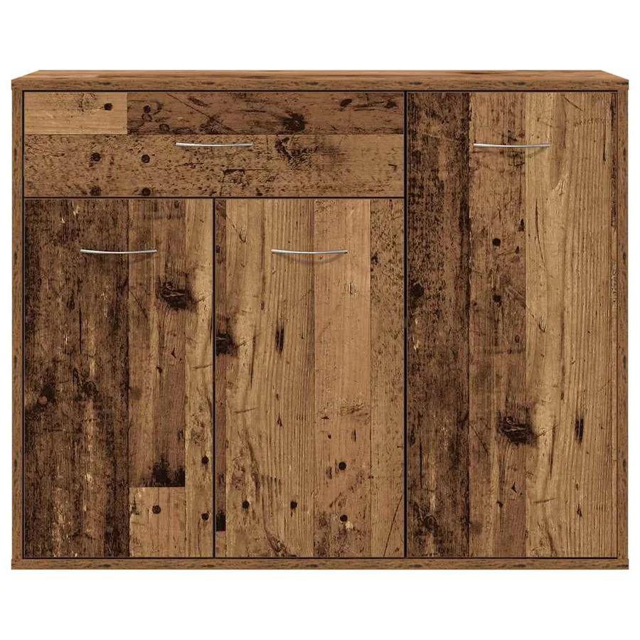 Buffet vieux bois 88x30x70 cm bois d'ingénierie - 6