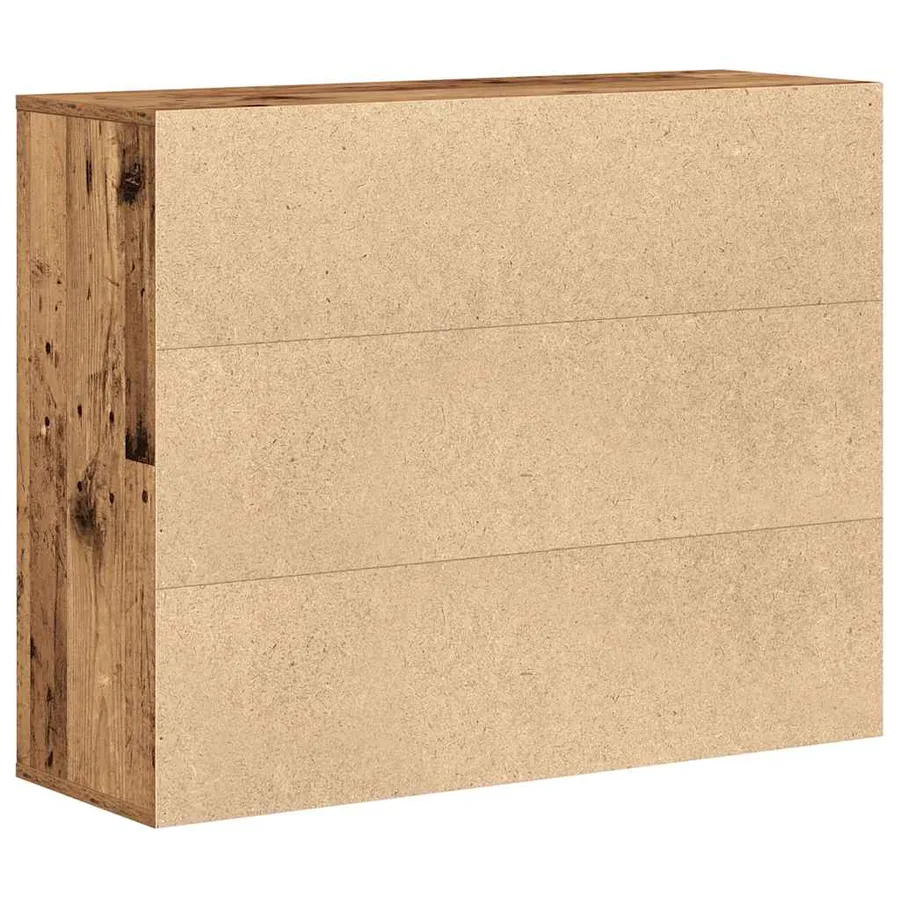 Buffet vieux bois 88x30x70 cm bois d'ingénierie - 8