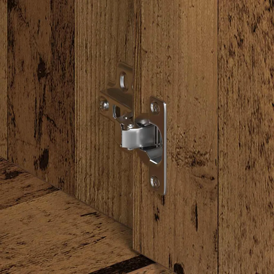 Buffet vieux bois 88x30x70 cm bois d'ingénierie - 9