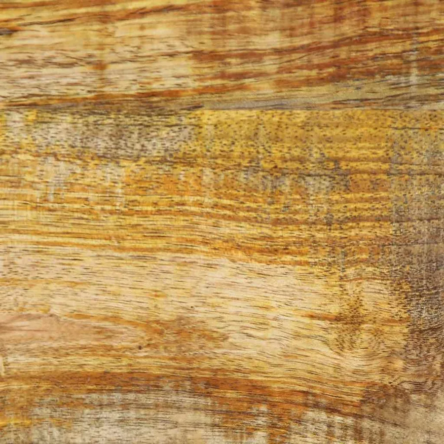 Table de chevet 60x32x80 cm bois massif de manguier brut - 10