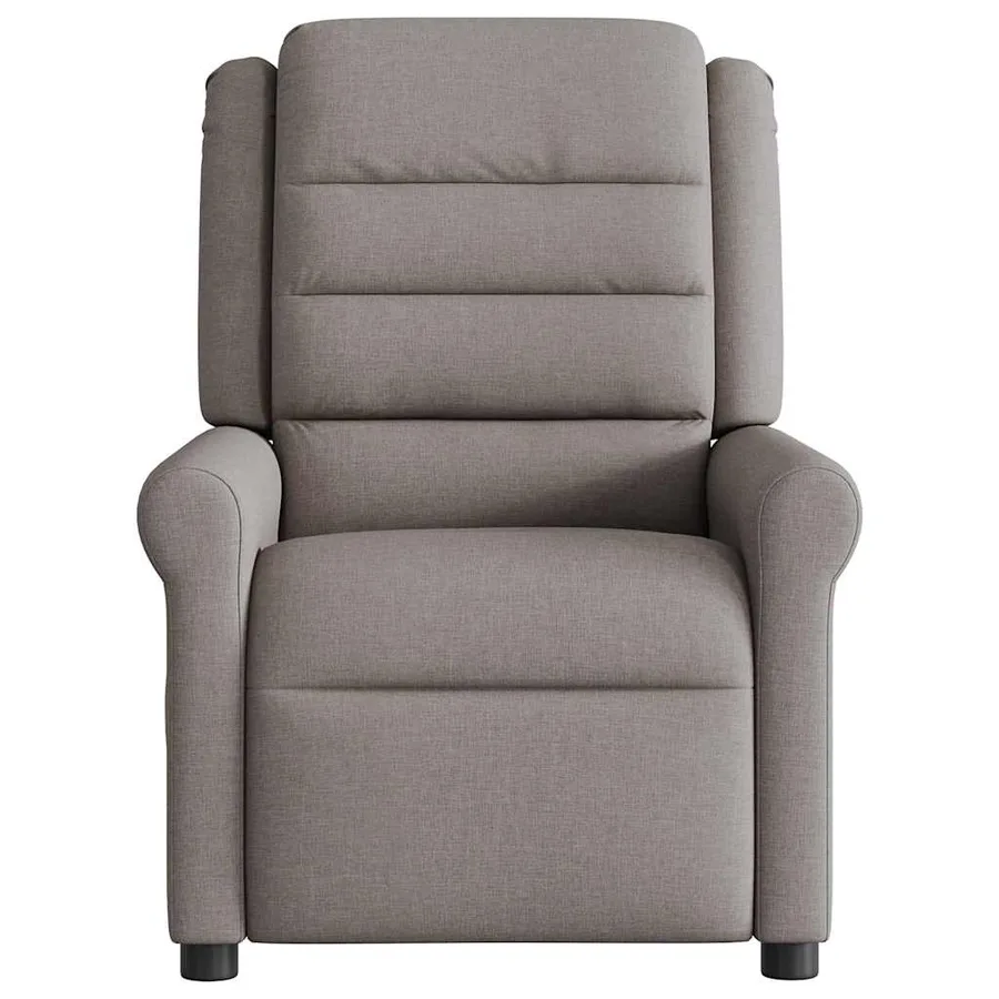 Fauteuil de massage inclinable Taupe Tissu - 3