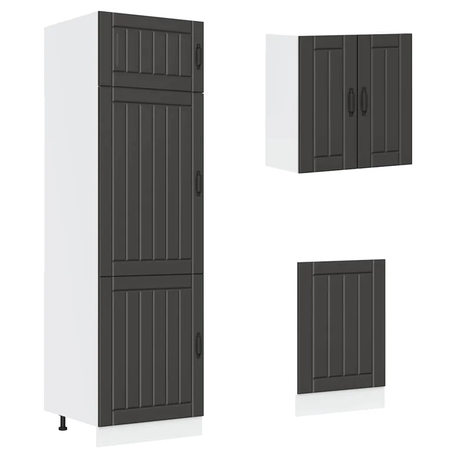 Ensemble d'armoires de cuisine 8 pcs Kalmar bois d'ingénierie - 5