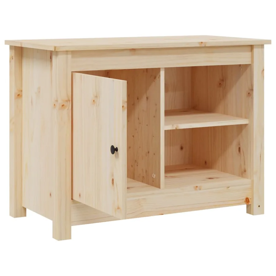 Meuble TV 70x36,5x52 cm Bois de pin massif - 7